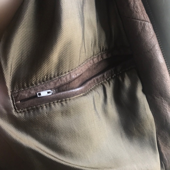 Vintage 80s Oversized Leather Jacket - Picture 4 of 8